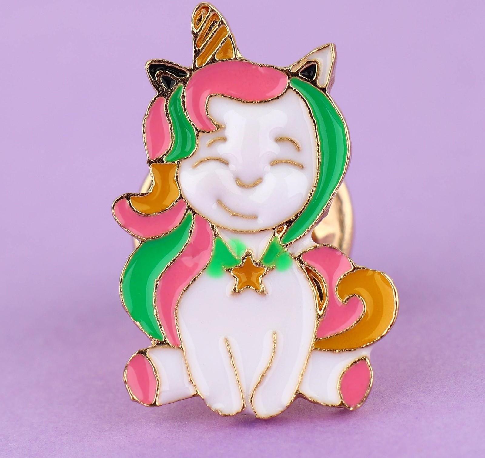 Значок металлический «Единорог» 1,5 х 2,2см