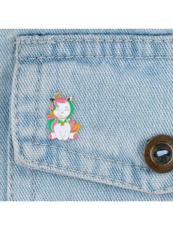 Значок металлический «Единорог» 1,5 х 2,2см