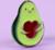 Значок металлический «Авокадо» 1,6 х 2,2см