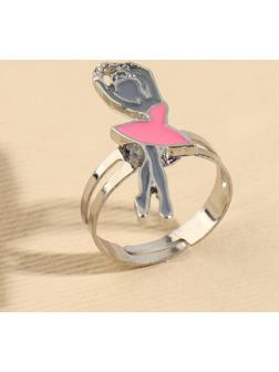 Кольцо детское «Балерина»