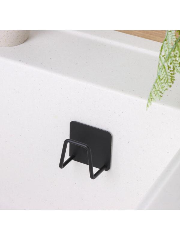 Держатель универсальный на липучке Доляна, цвет чёрный