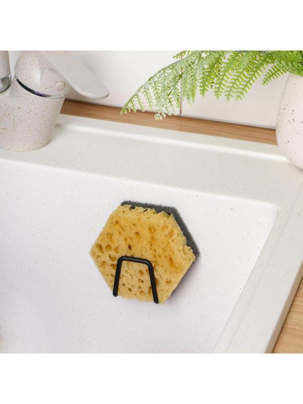 Держатель универсальный на липучке Доляна, цвет чёрный