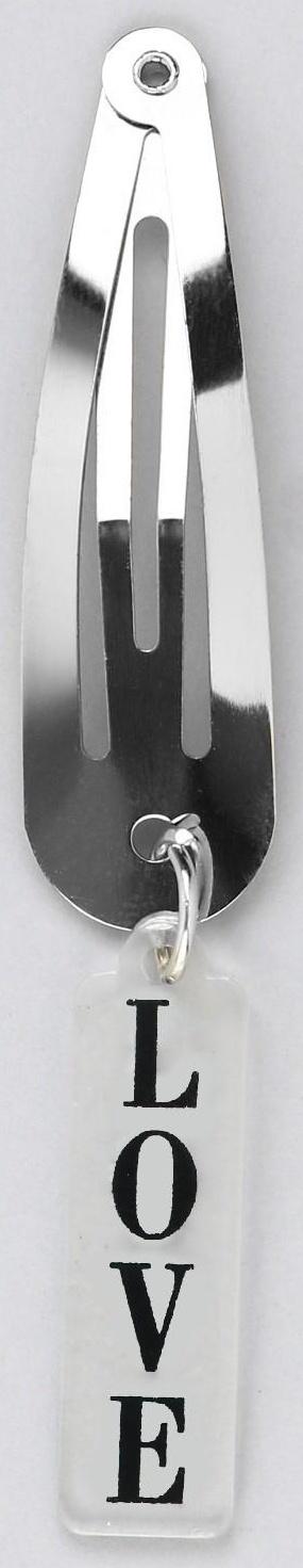 Заколка для волос «Love», 5 х 1,2 х 0,5 см