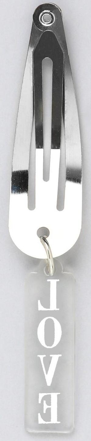 Заколка для волос «Love», 5 х 1,2 х 0,5 см