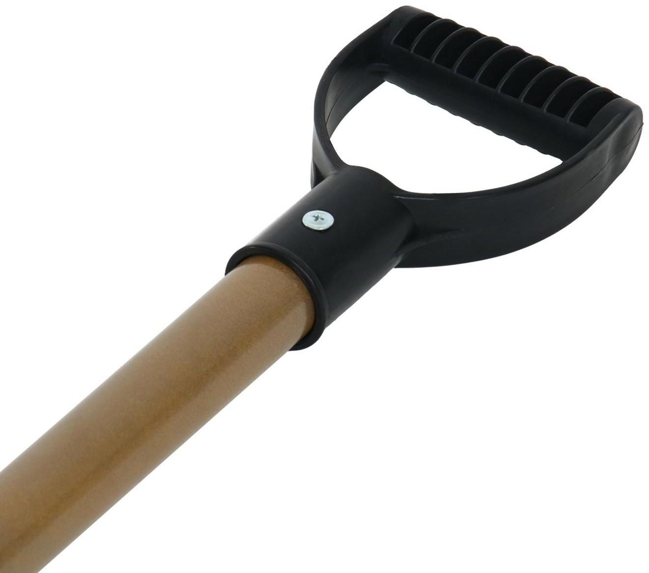 Вилы копальные, 4-рогие, металлический черенок с V-ручкой