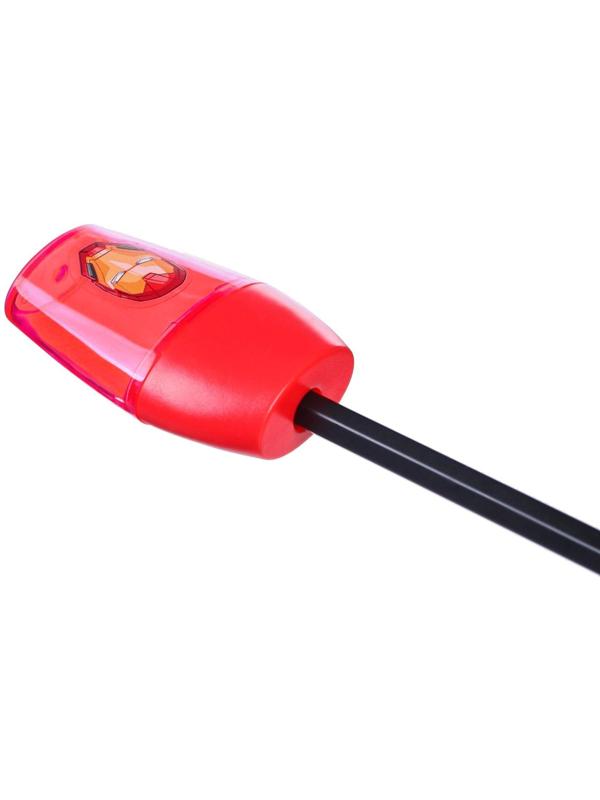 Точилка пластиковая, цвет красный, Мстители