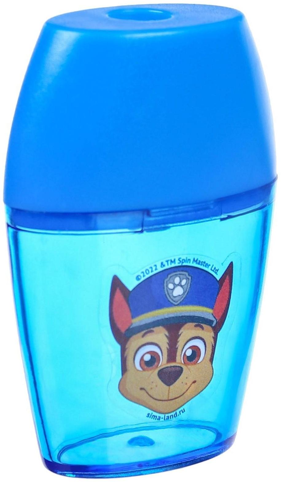 Точилка пластиковая, цвет синий, Щенячий патруль