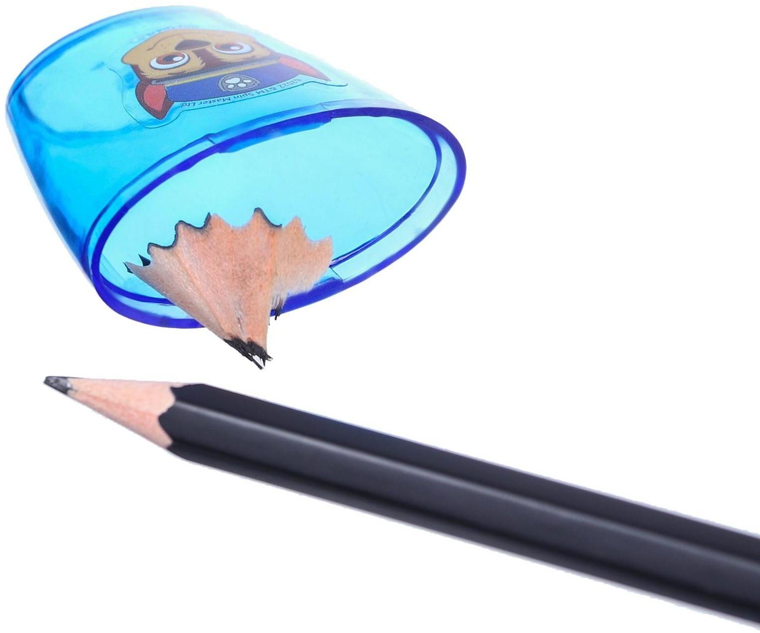 Точилка пластиковая, цвет синий, Щенячий патруль