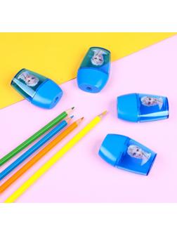 Точилка пластиковая, цвет синий, Холодное сердце