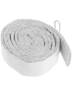 Самоклеющиеся подпятники для мебели ТУНДРА 100х2х0,3 см., фетр, цвет серый