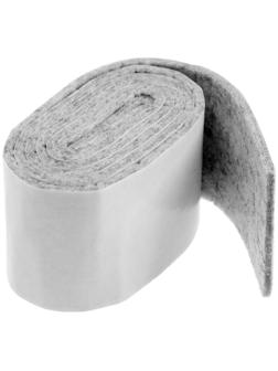 Самоклеющиеся подпятники для мебели ТУНДРА 100х5х0,3 см., фетр, цвет серый