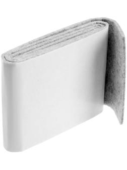 Самоклеющиеся подпятники для мебели ТУНДРА 100х10х0,3 см., фетр, цвет серый