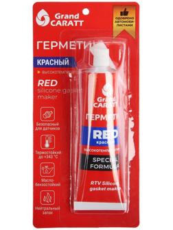 Герметик прокладок Grand Caratt, силиконовый, 50 г, красный