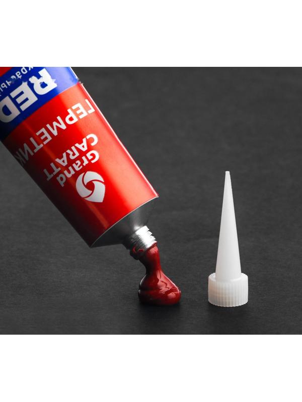 Герметик прокладок Grand Caratt, силиконовый, 50 г, красный
