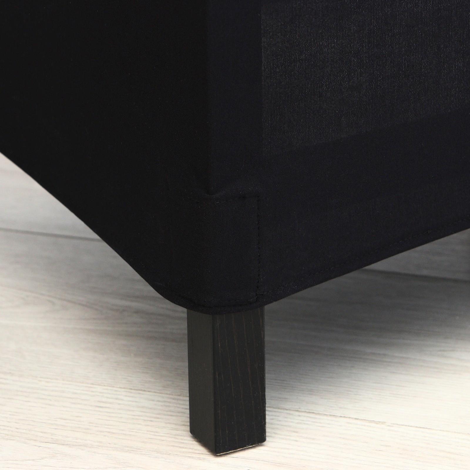 Чехол на стул, цвет чёрный, 90х40х40 см, 100% полиэстер