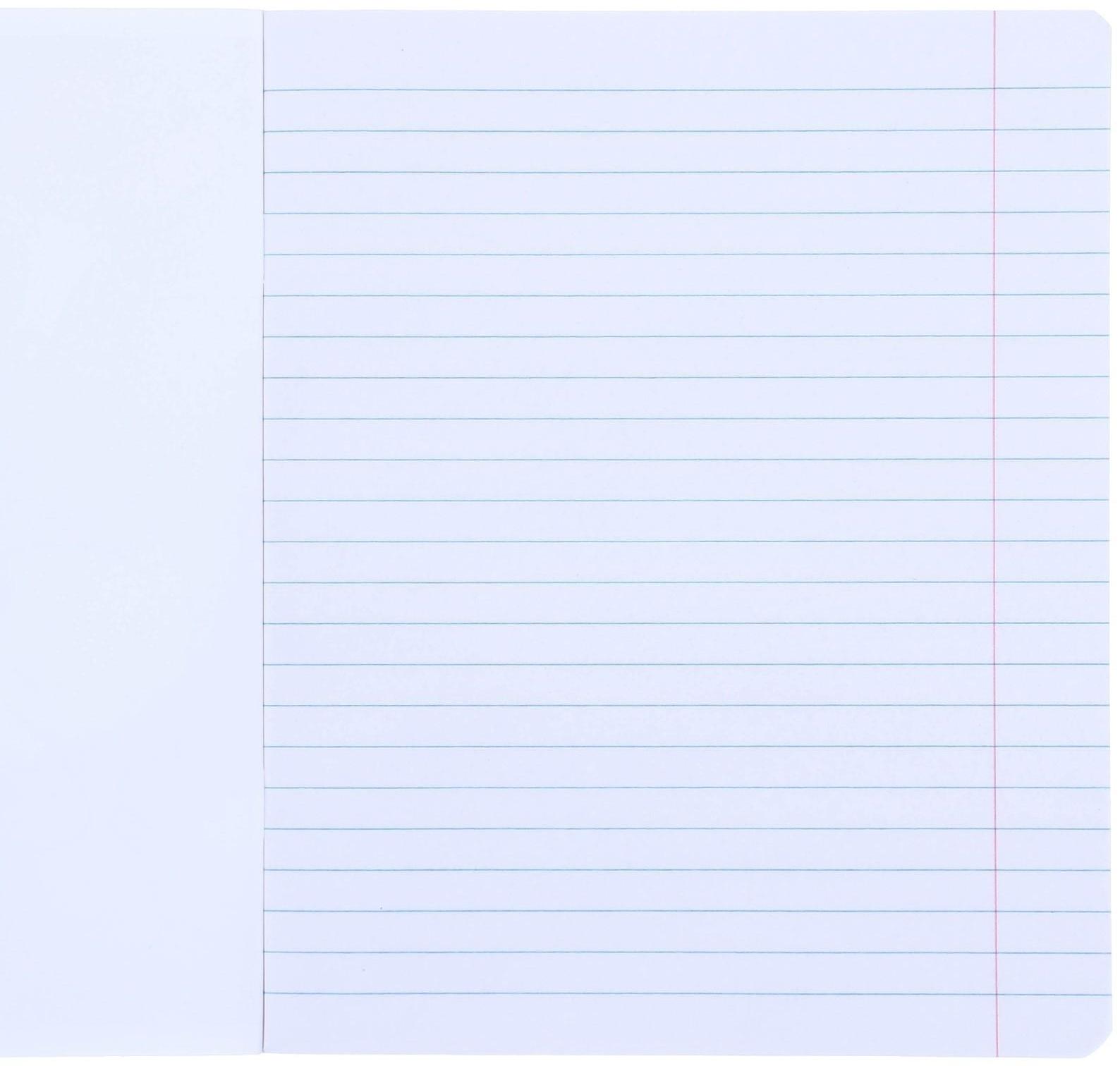 Тетрадь 24 листа, 5 видов , линейка, мелованная бумага, Мстители / Микс 10 шт.