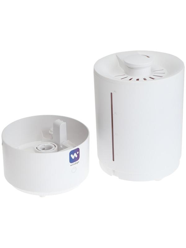 Увлажнитель-ароматизатор воздуха Windigo HM-8, ультразвуковой, 25Вт, 4л, 20м2, белый