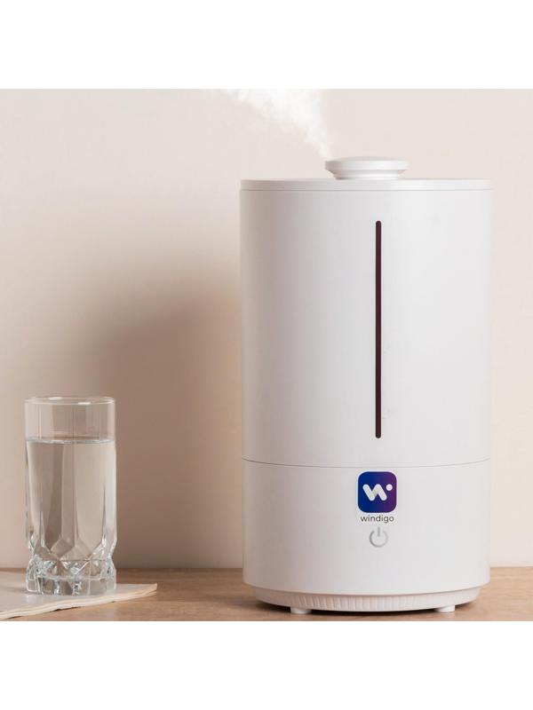 Увлажнитель-ароматизатор воздуха Windigo HM-8, ультразвуковой, 25Вт, 4л, 20м2, белый