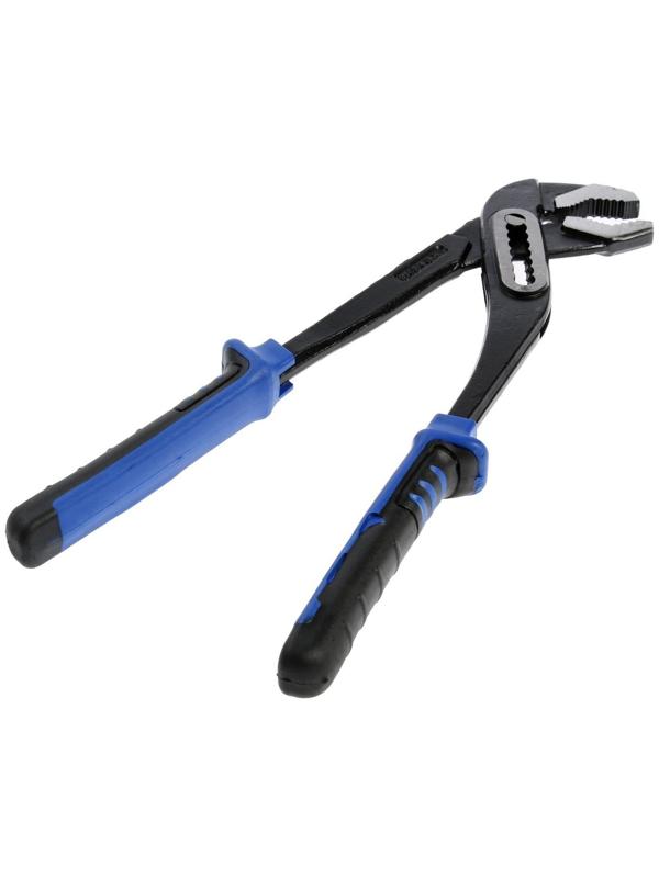 Клещи переставные ТУНДРА, CrV, двухкомпонентные рукоятки, 300 мм