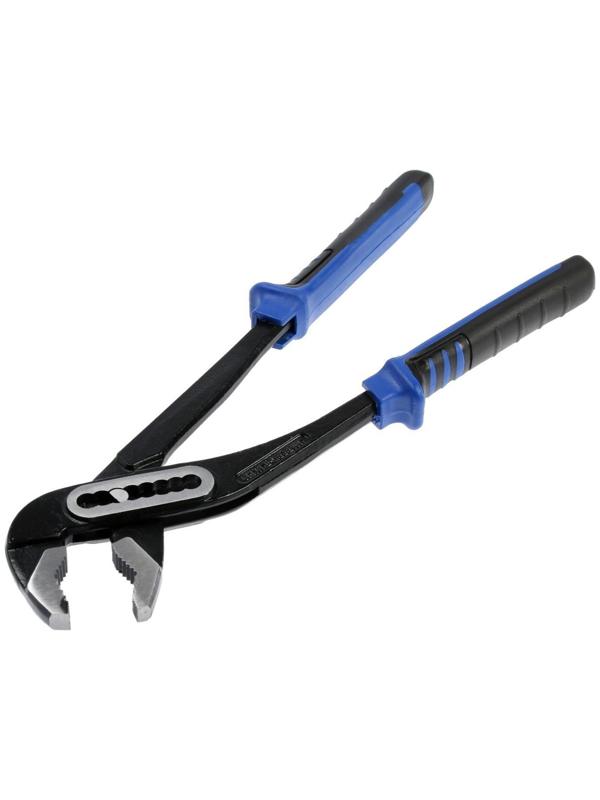 Клещи переставные ТУНДРА, CrV, двухкомпонентные рукоятки, 300 мм