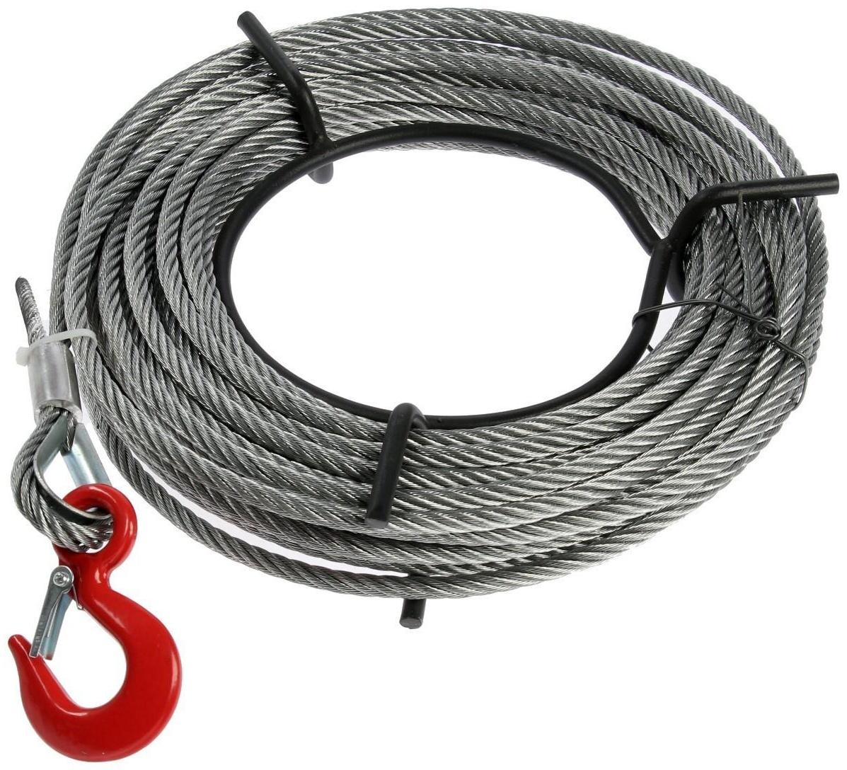 Лебёдка рычажная тросовая МТМ ТУНДРА, трос d = 8.3 мм, 20 м, подъём 0.8 т, нагрузка до 1 т