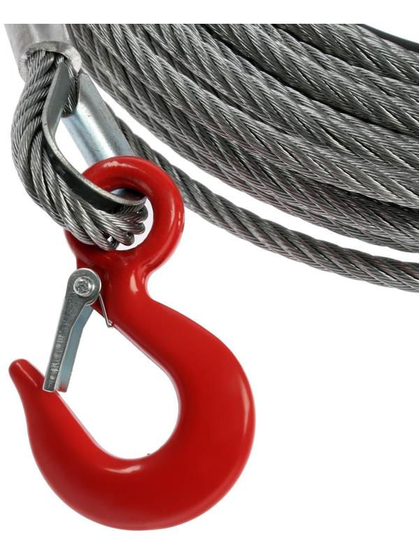 Лебёдка рычажная тросовая МТМ ТУНДРА, трос d = 8.3 мм, 20 м, подъём 0.8 т, нагрузка до 1 т