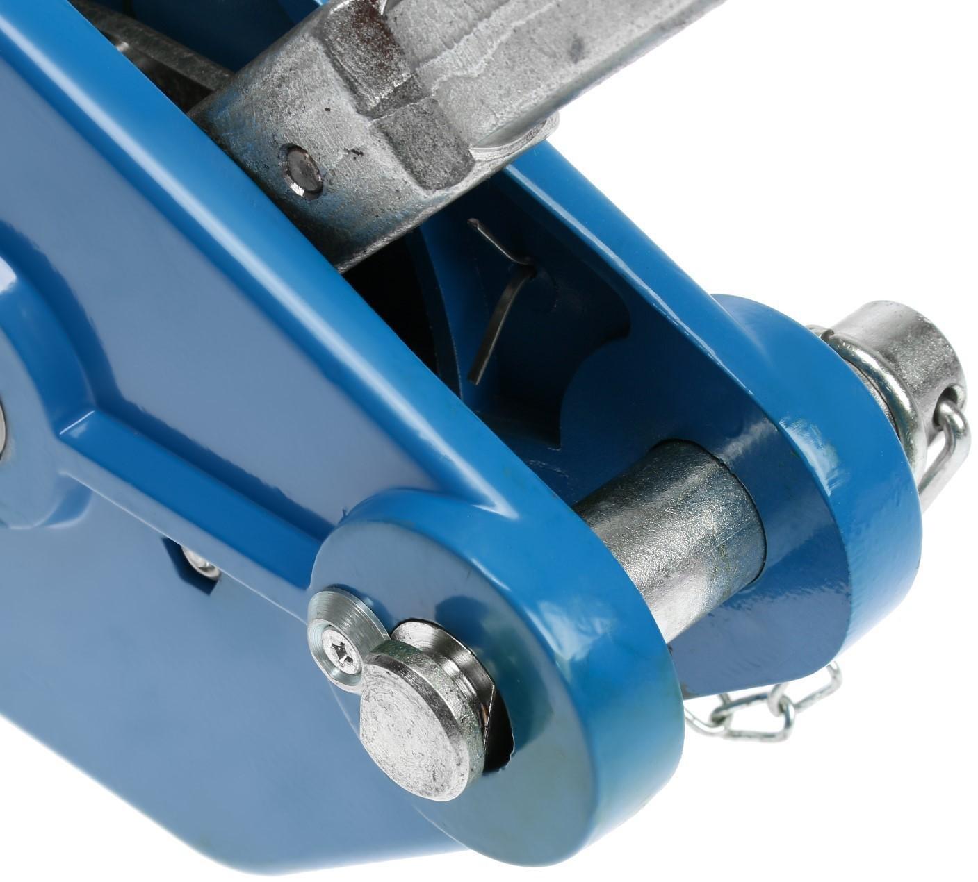 Лебёдка рычажная тросовая МТМ ТУНДРА, трос d = 11 мм, 20 м, подъём 1.6 т, нагрузка до 2 т