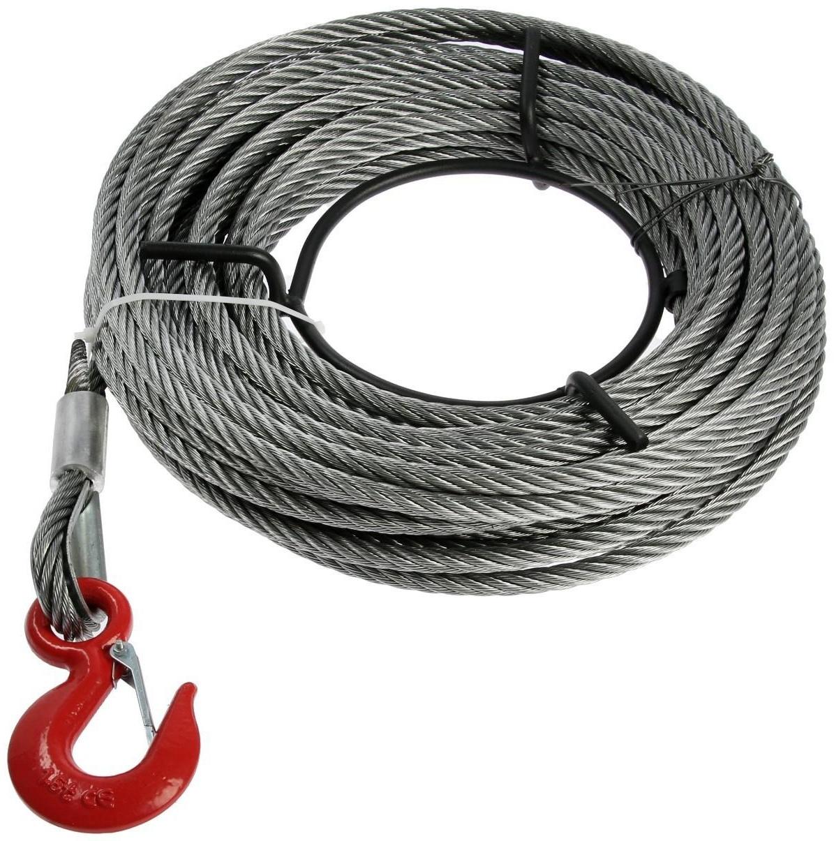 Лебёдка рычажная тросовая МТМ ТУНДРА, трос d = 11 мм, 20 м, подъём 1.6 т, нагрузка до 2 т