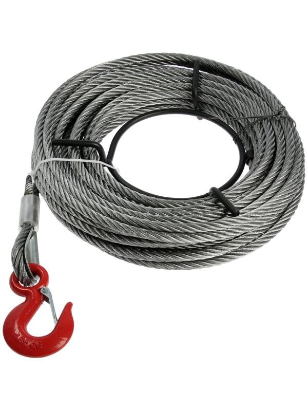 Лебёдка рычажная тросовая МТМ ТУНДРА, трос d = 11 мм, 20 м, подъём 1.6 т, нагрузка до 2 т