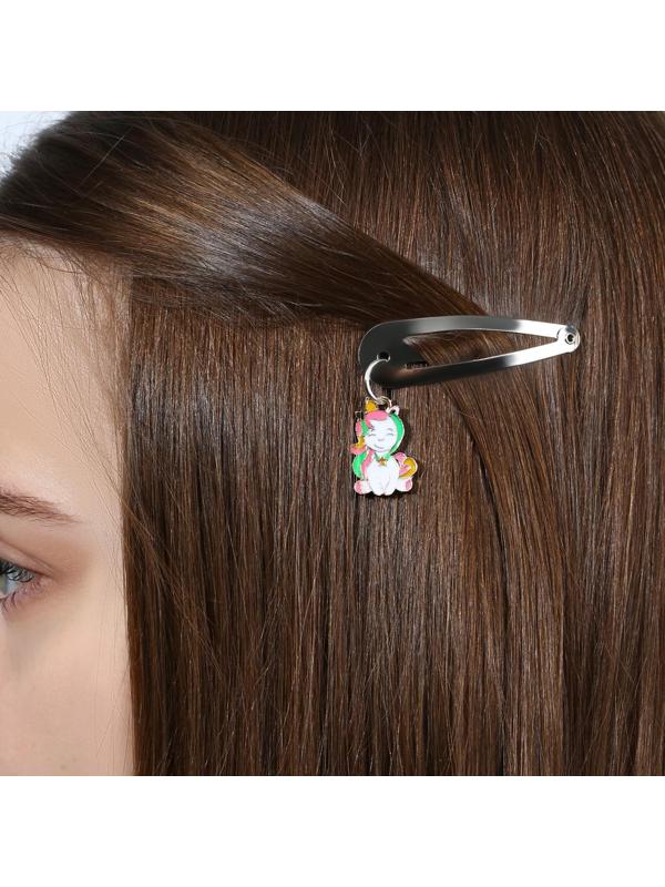 Заколка для волос «Единорог»,5 х 1,2 х 0,5 см