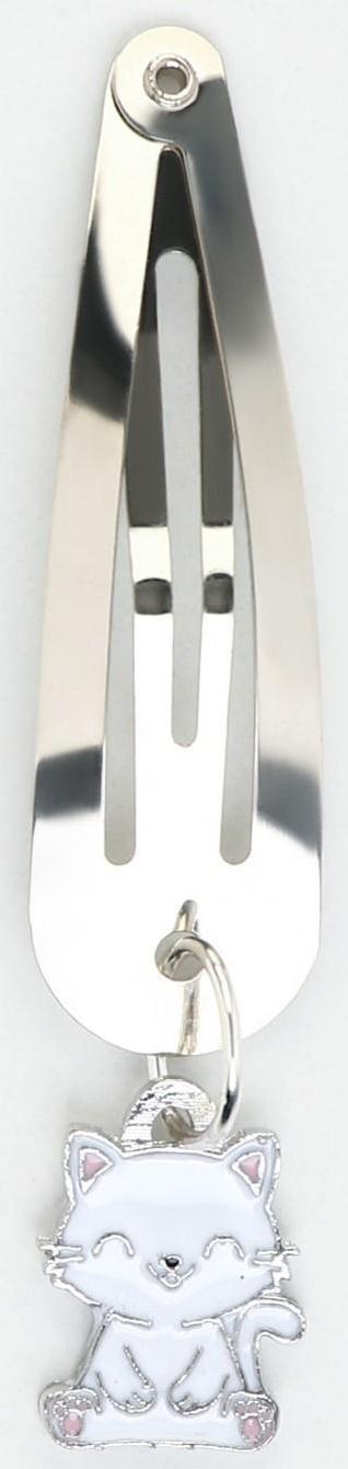 Заколки для волос с металлическим доп.элементом «Микс»