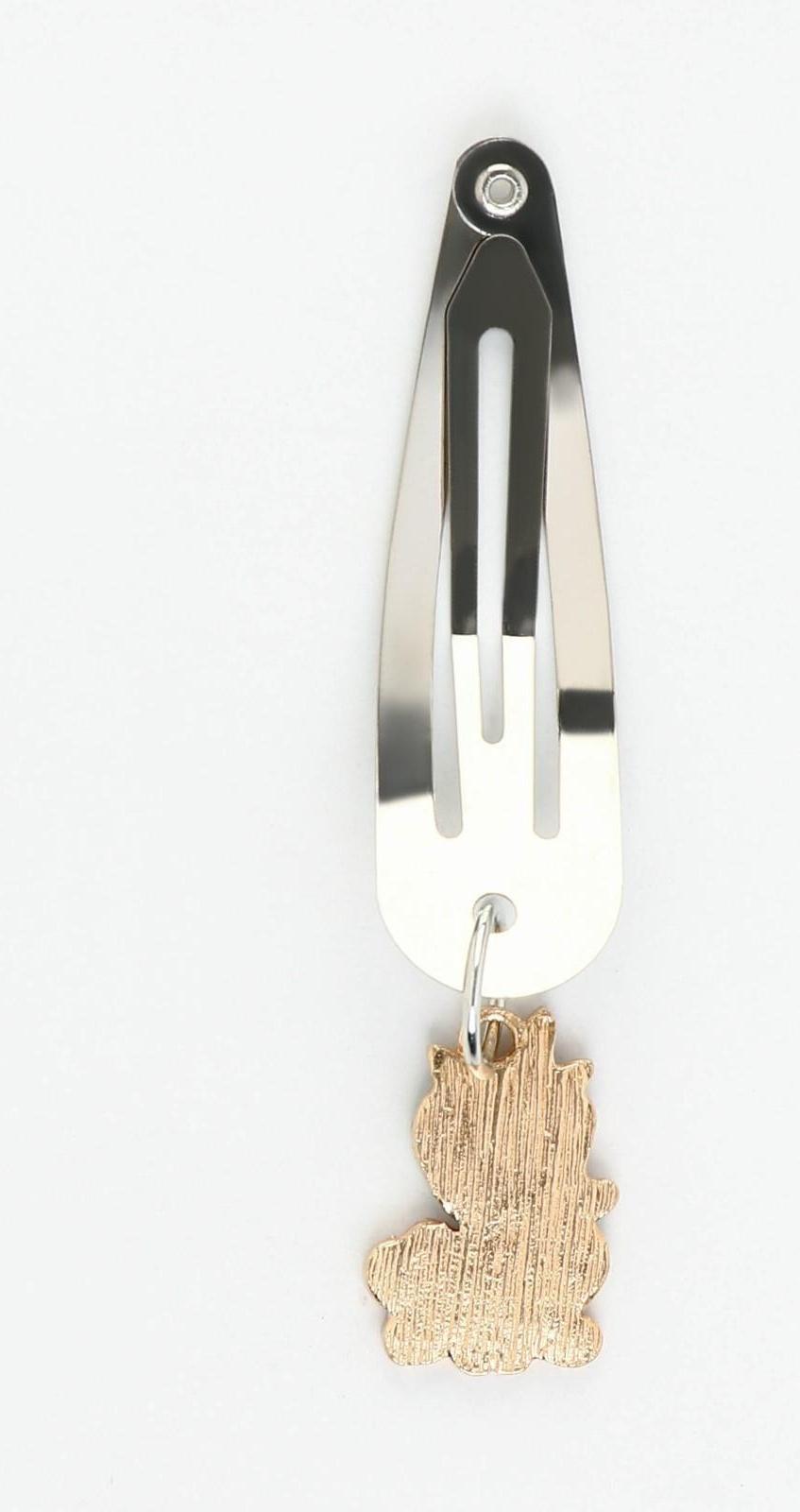 Заколки для волос с металлическим доп.элементом «Микс»