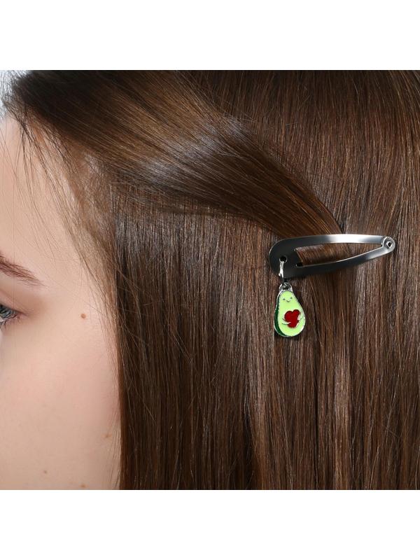 Заколки для волос с металлическим доп.элементом «Микс»