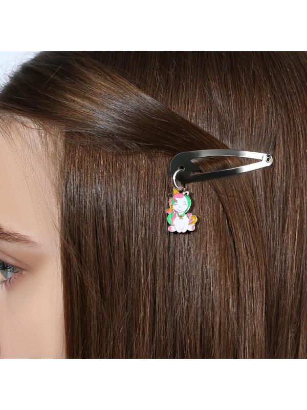 Заколки для волос с металлическим доп.элементом «Микс»