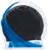 Шапочка для плавания взрослая ONLYTOP Swim, силиконовая, обхват 54-60 см, цвет чёрный
