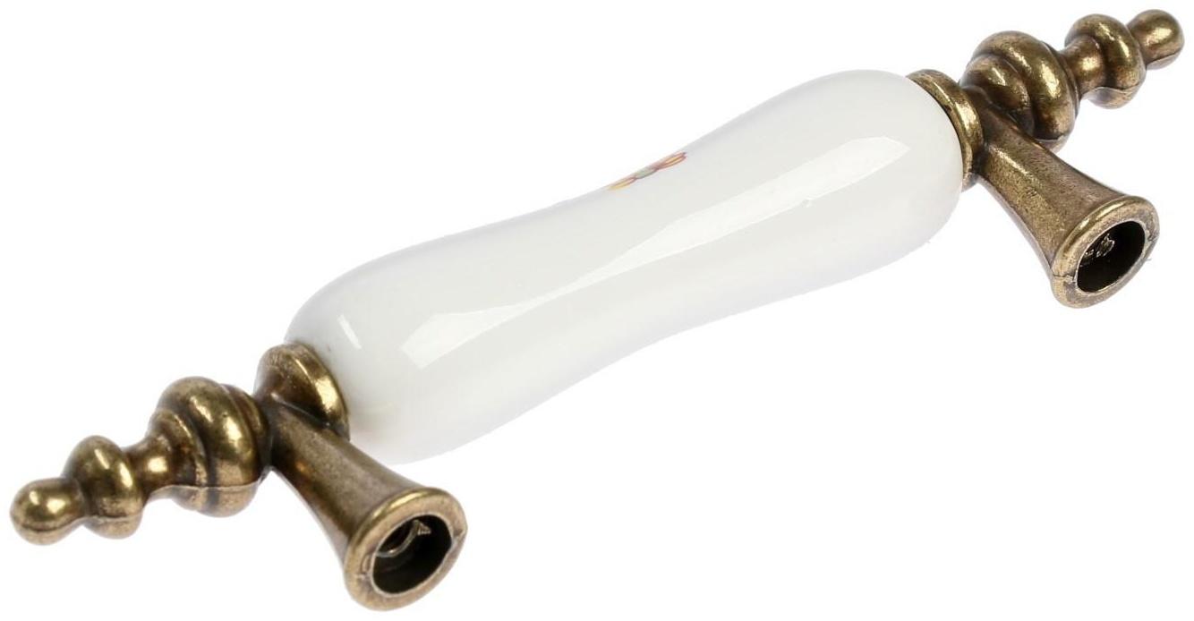 Ручка скоба FLOWER CAPPIO Ceramics 016, 76 мм, цвет бронза