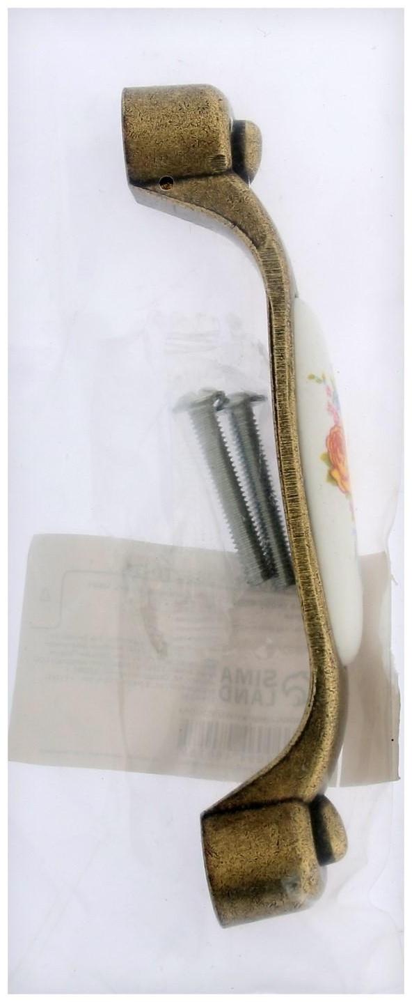 Ручка скоба ROSE CAPPIO Ceramics, 96 мм, цвет бронза