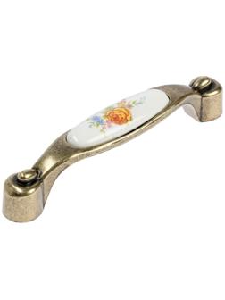 Ручка скоба ROSE CAPPIO Ceramics, 96 мм, цвет бронза