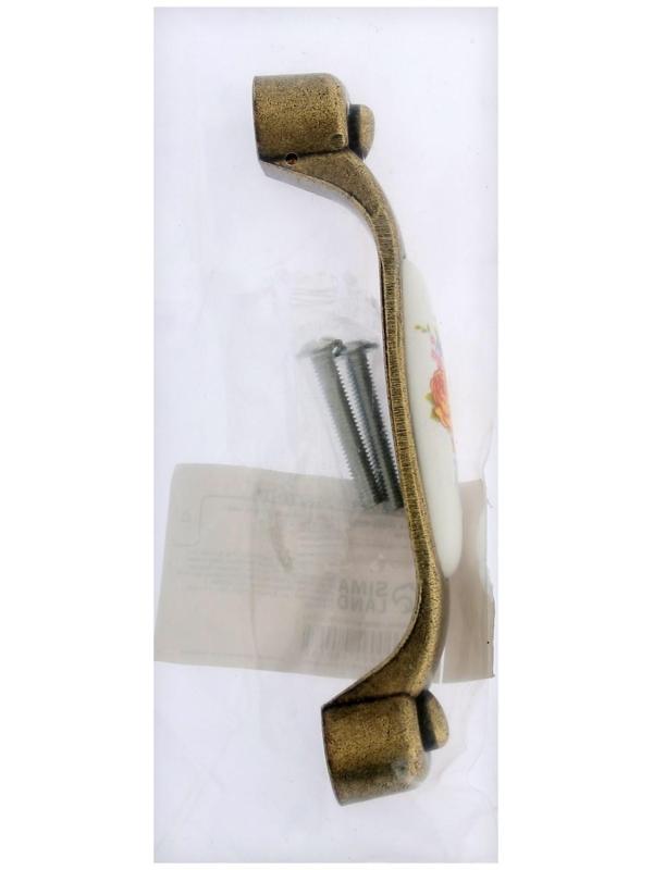 Ручка скоба ROSE CAPPIO Ceramics, 96 мм, цвет бронза