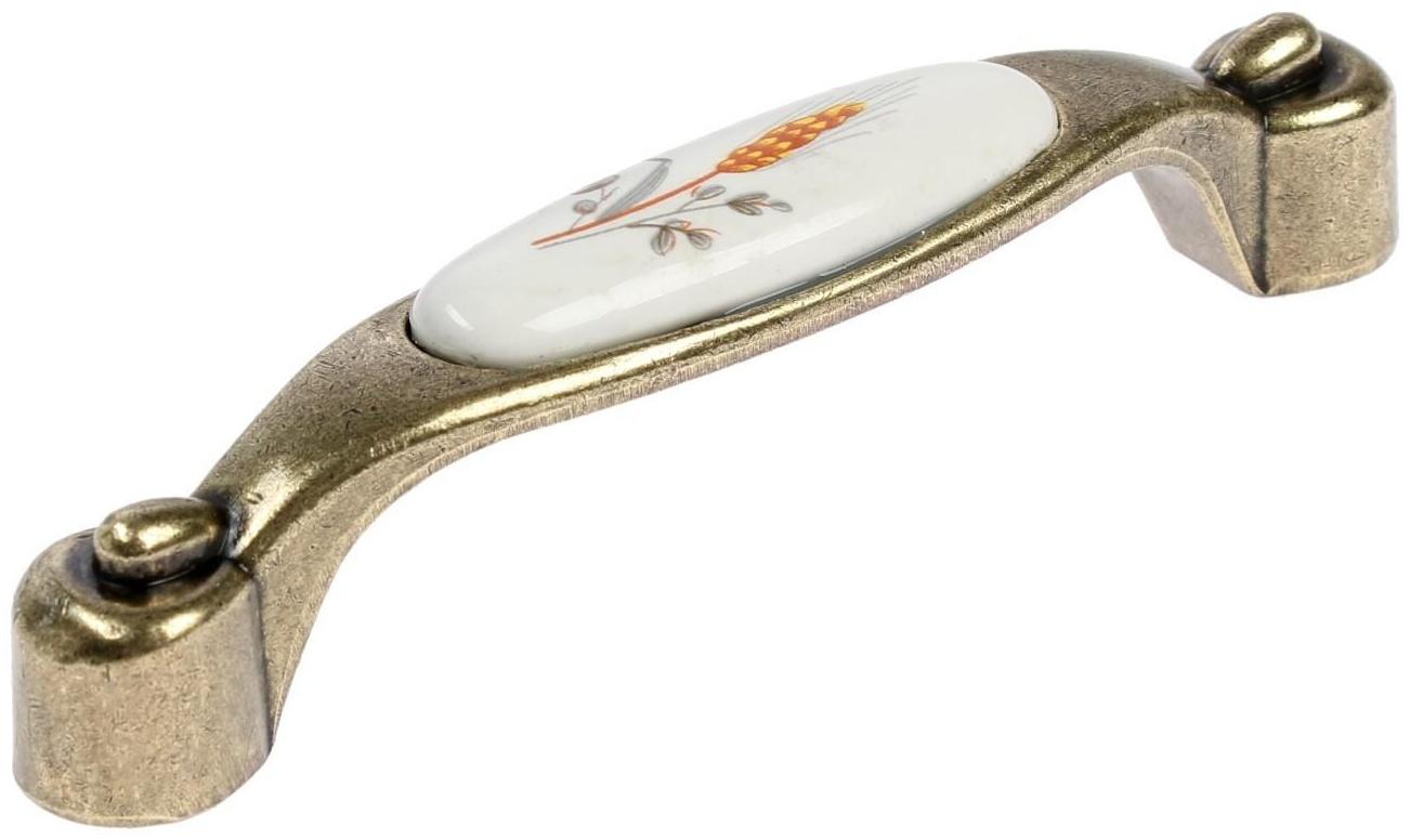 Ручка скоба WHEAT CAPPIO Ceramics, 96 мм, цвет бронза