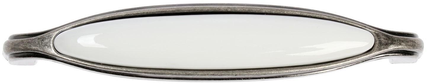 Ручка скоба CAPPIO Ceramics, 128 мм, цвет старинное серебро