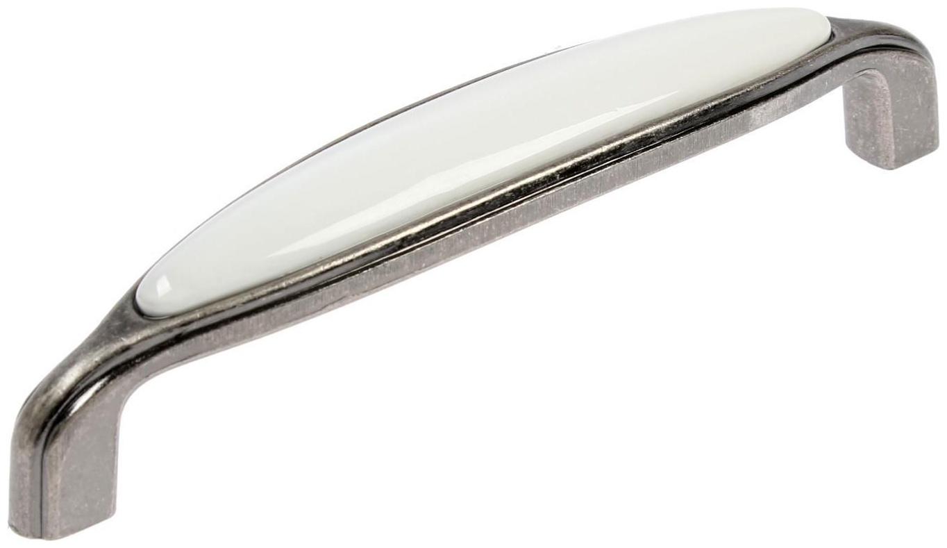 Ручка скоба CAPPIO Ceramics, 128 мм, цвет старинное серебро