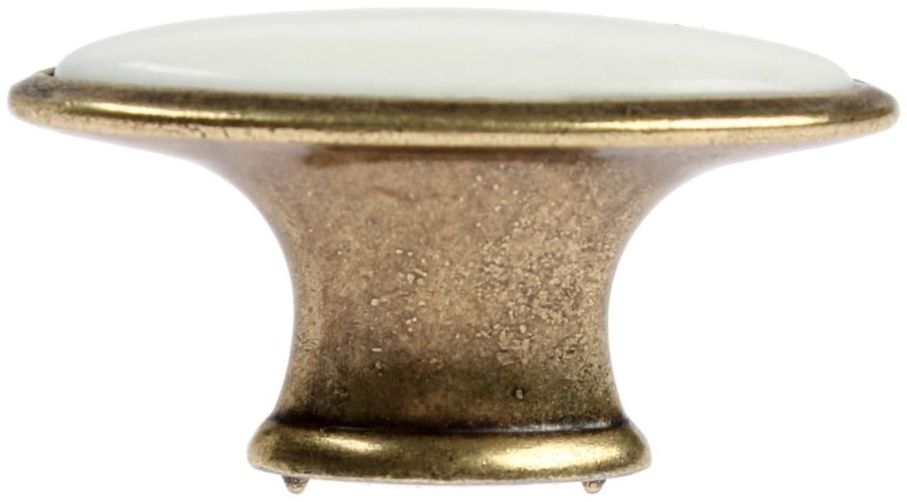 Ручка кнопка CAPPIO Ceramics, цвет бронза