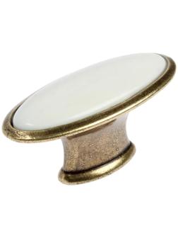 Ручка кнопка CAPPIO Ceramics, цвет бронза