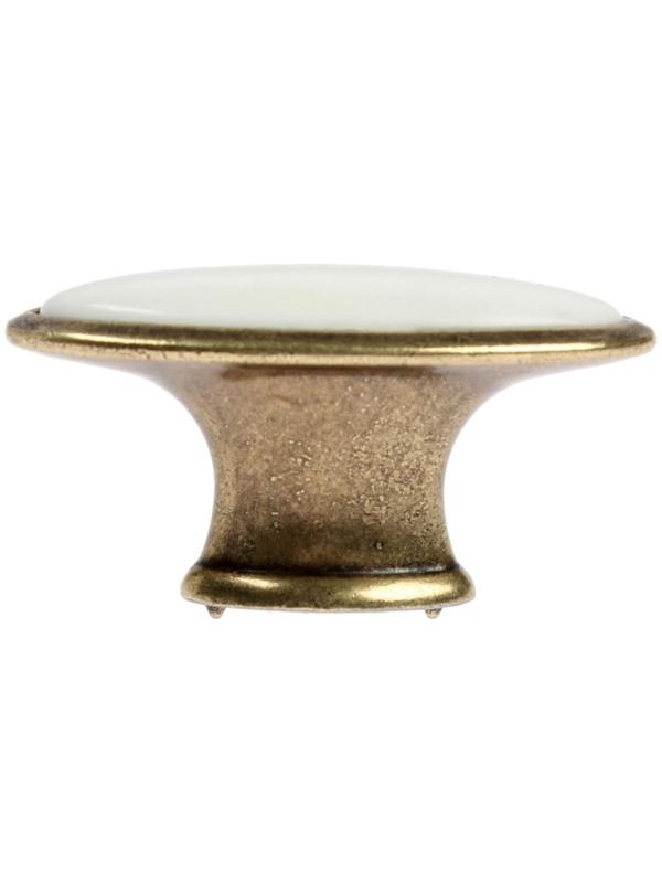 Ручка кнопка CAPPIO Ceramics, цвет бронза