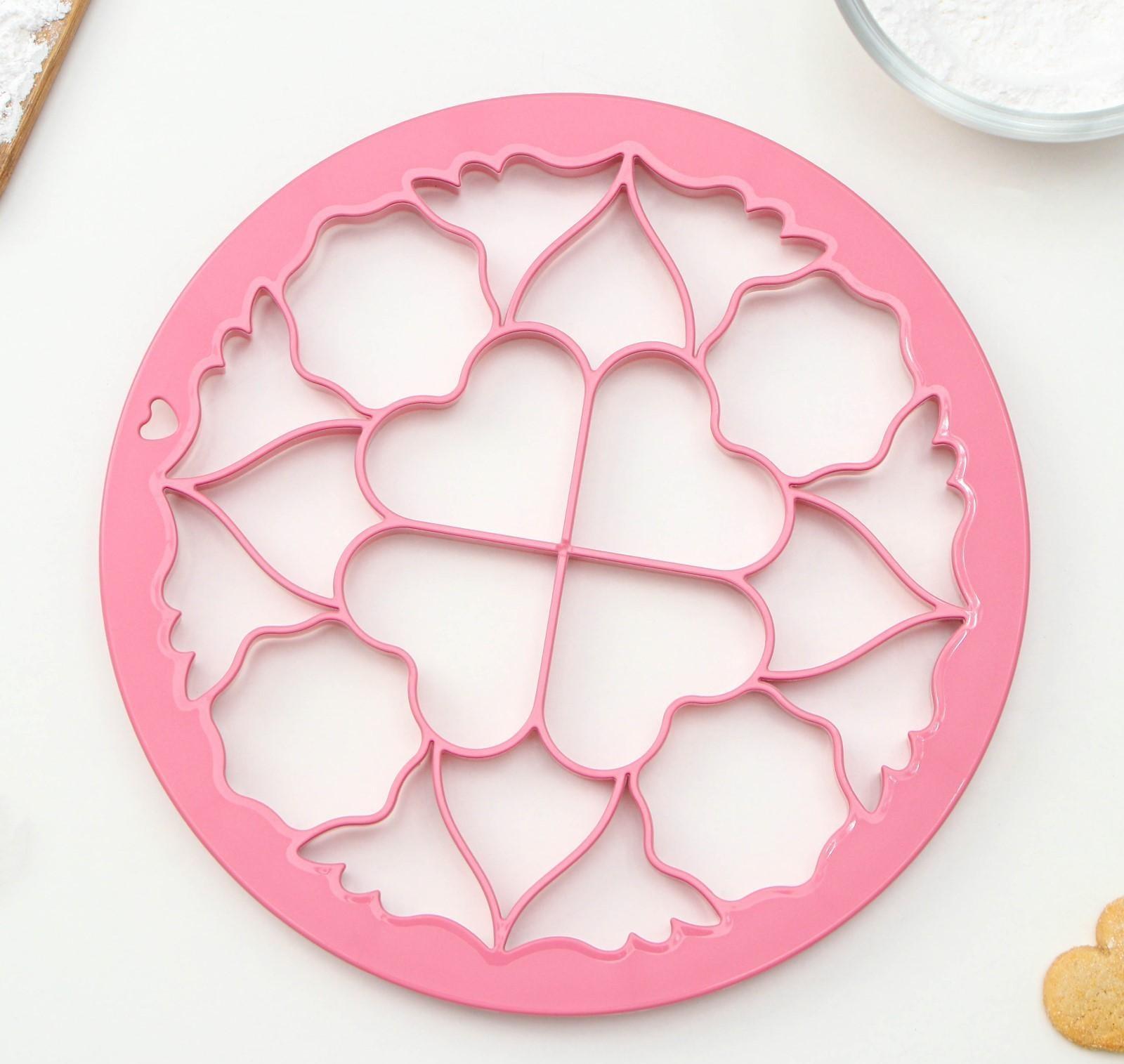Форма для печенья «Love», цвет розовый