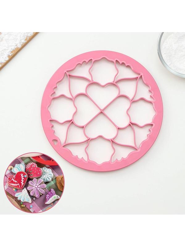 Форма для печенья «Love», цвет розовый