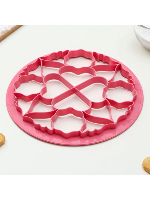 Форма для печенья «Love», цвет розовый