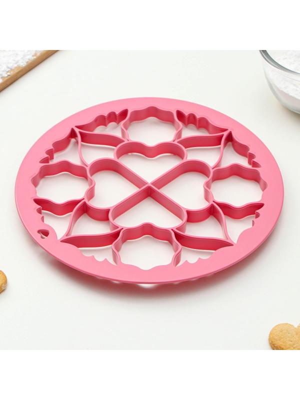Форма для печенья «Love», цвет розовый