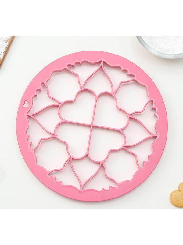 Форма для печенья «Love», цвет розовый
